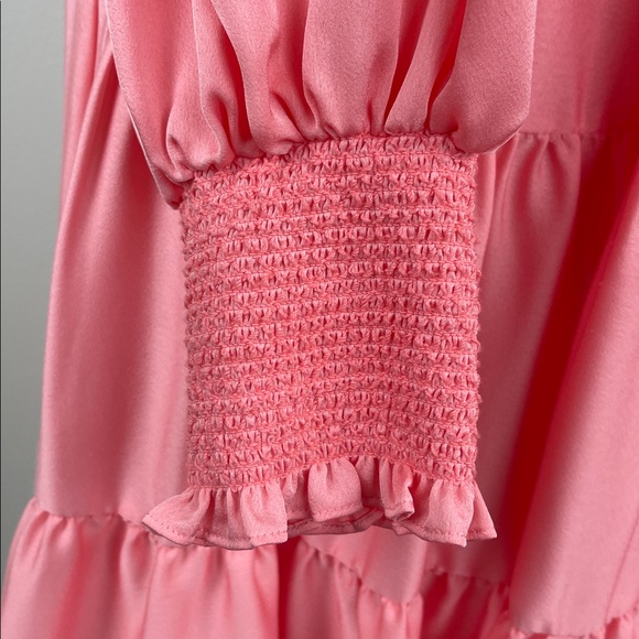 Alex Marie Lovely Pink Tiered Dress Ladies Size 8 - Picture 6 of 14